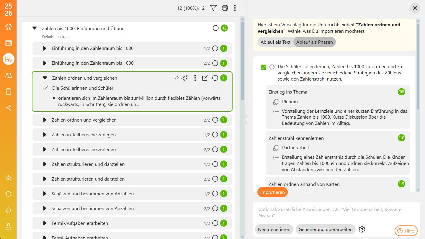 Klassenlisten aus Excel oder CSV in Mein Schulplan